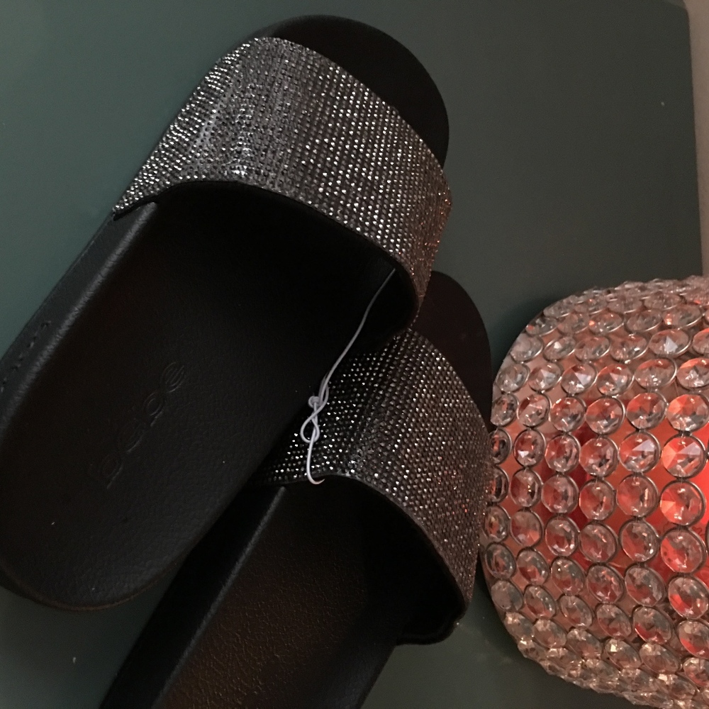 Bebe Rhinestone Sandals - Picture 8 of 8